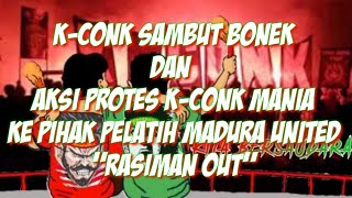 Download lagu K-conk sambut Bonek - dan aksi protes k-conk mania masuk lapangan mp3