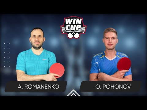 12:30 Andrii Romanenko - Oleksandr Pohonov 15.09.2024 WinCup Master. TABLE 1
