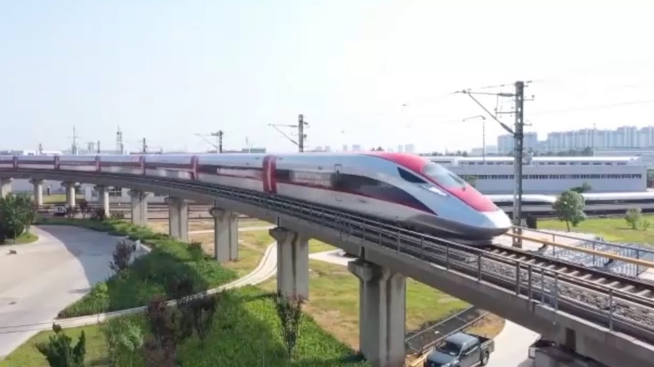 China starts shipment of high-speed trains to Indonesia