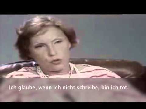 Clarice Lispector Interview - deutsche Untertitel