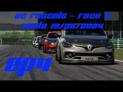 AC Rascals Race 4 - Imola: Renault Clio EDC Trophy 2016 - Assetto Corsa