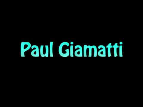 Learn How To Pronounce Paul Giamatti
