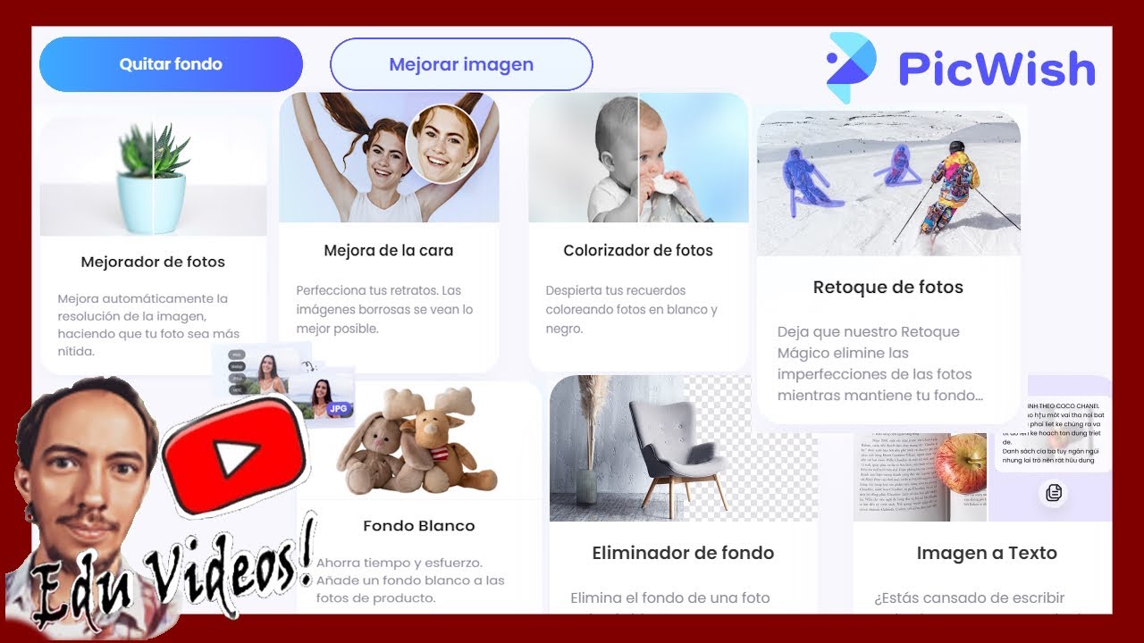 Edu Videos PicWish (Curso Completo)