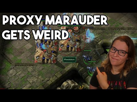 Proxy Marauder Versus 4 Gate Protoss