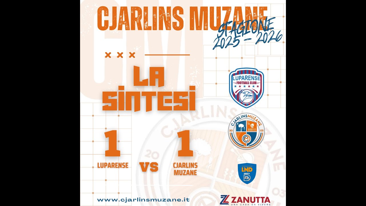 LA SINTESI DI LUPARENSE-CJARLINS MUZANE