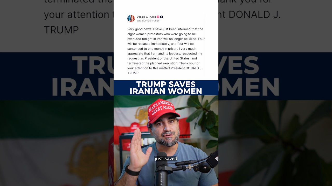 Trump may have just SAVED 8 Iranian women from public execution!