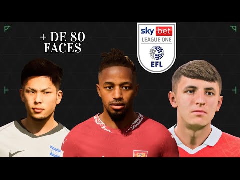 #eafc25 : REAL FACED PLAYERS from the ENGLISH 3RD DIVISION for CAREER MODE !! Football League One!