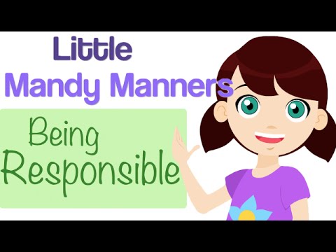 Being Responsible | Little Mandy Manners | TinyGrads | Children's Videos | Character Songs