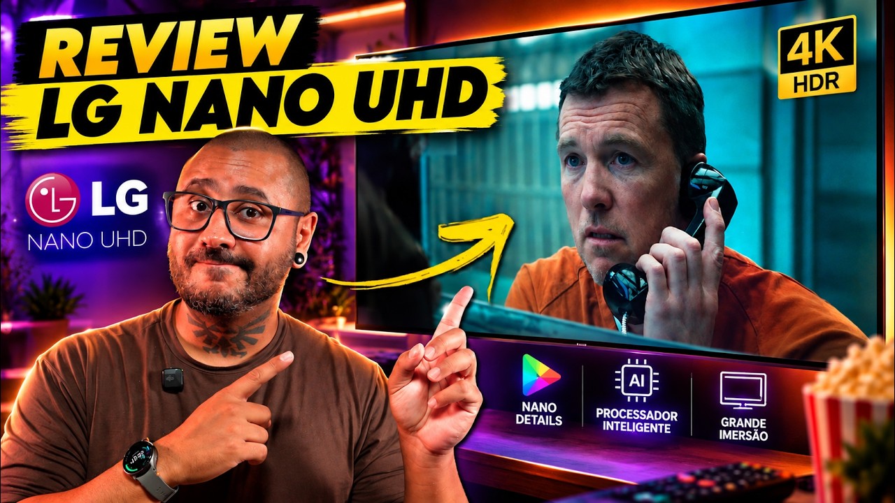 Miniatura da avaliação em vídeo de Smart TV LG 50" 4K UHD Nano AI UN85CBPSA
