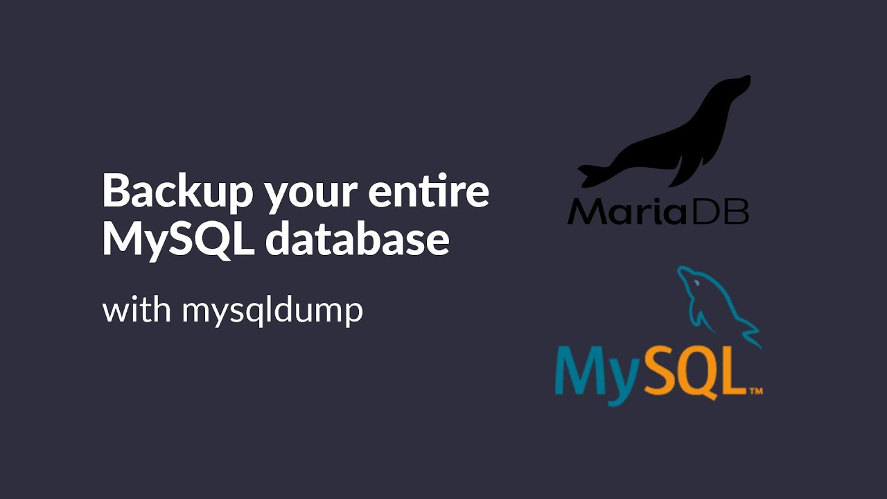 Using mysqldump for Backups | Learn MySQL Database online | HNG Learn