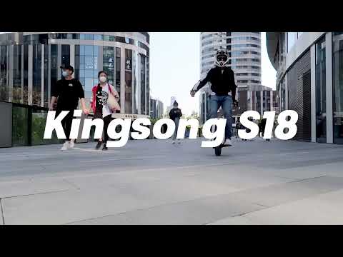Kingsong S18 city riding, unimpeded!