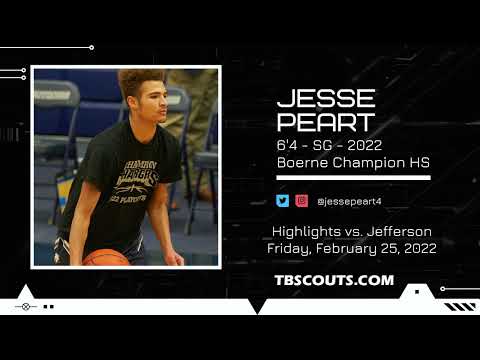 Jesse Peart Highlights vs. Jefferson High School Basketball Playoffs (2/25/2022)