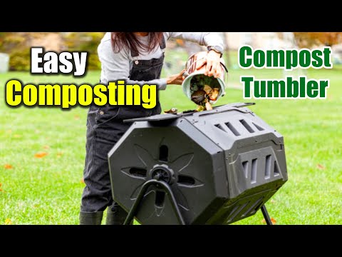 How to Make a Compost Tumbler for Easy Composting