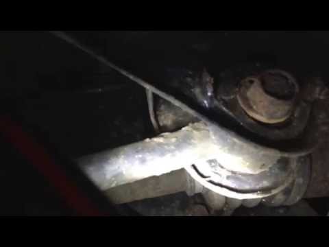 Adjusting rear toe on a Subaru Impreza