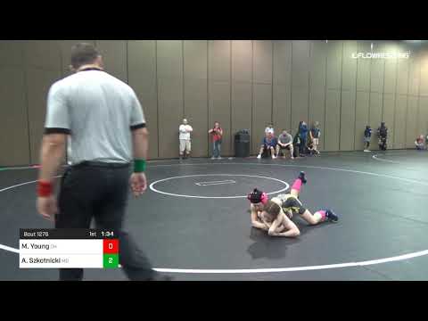 94 Lbs Semifinal Makayla Young Team Ohio Vs Alex Szkotnicki Team Maryland