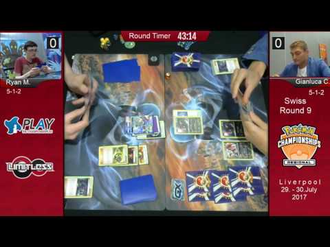 Liverpool Regionals R9 - Ryan Moorhouse vs. Gianluca Cipriano (Drampa/Garbodor vs. Zoroark/Drampa)