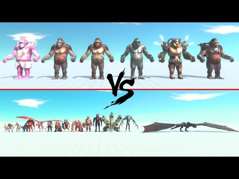 Goro The Giant Team Vs Fantasy And Infernals ARBS | Animal Revolt Battle Simulator