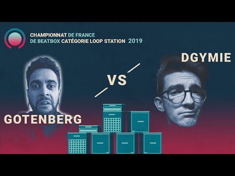 DGYMIE VS GOATENBERG Demi Finale Loopstation Championnat de France de Beatbox 2019