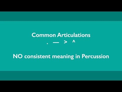 Concert Snare Drum | Articulations