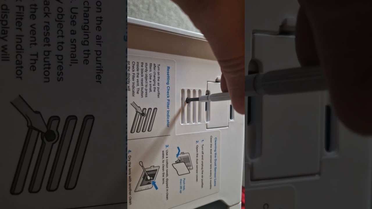 Watch video Fixing Levoit PUR131 Air Purifier Filter Reset Red Light Now Fixing Levoit PUR131 Air Purifier Filter Reset Red Light