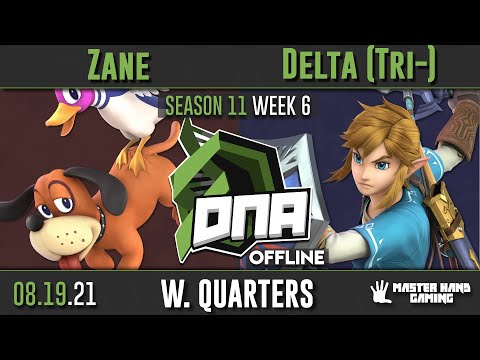 DNA S11:W6 - Delta (Tri-) (Link) vs Zane (Duck Hunt) - W Quarterfinals
