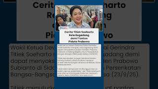 Titiek Soeharto Rela Begadang demi Tonton Pidato Presiden Prabowo di PBB