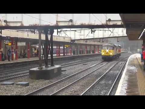 56105 with 70811 dit 0z56 Carlisle New Yard - Cardiff Canton Sidings, 2nd January 2018