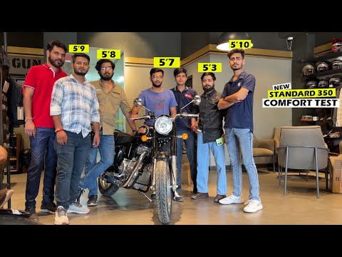 *Comfort Test 5'3.....6ft Height* New RE Bullet 350 ! Girls Can Ride This ?