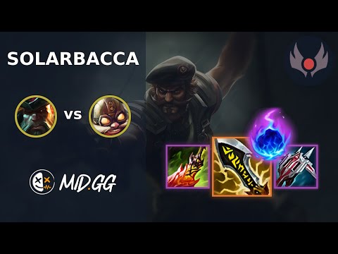 MID.GG: [ solarbacca ] Gangplank MID vs Corki | NA GRANDMASTER | LOL Season 2025