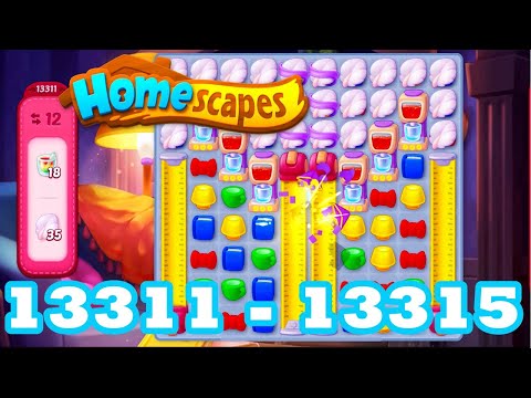 Homescapes Level 13311 - 13315 HD 3 - match puzzle Gameplay | android | IOS | 13312| 13313 | 13314