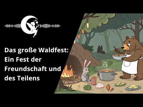 Das große Waldfest: Ein Fest der Freundschaft und des Teilens | Märchenzeit-Gutenachtgeschichten #13