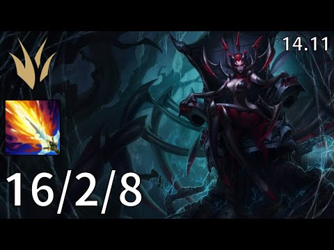 Elise Jungle vs Nidalee - EUW Master | Patch 14.11