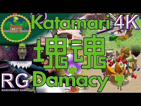 Katamari Damacy / 塊魂 - PlayStation 2 - Intro, Tutorial and Gameplay Stages 1 - 4 [UHD 4K60]