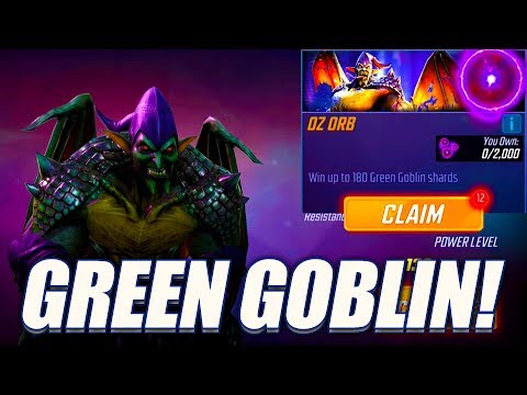 BEST 12x Green Goblin Orbs & 4 Star Rank Up! - Marvel Strike Force