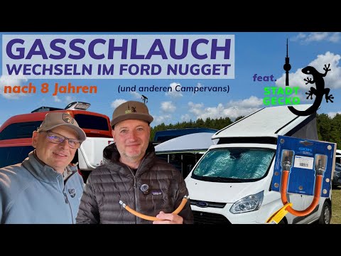 Der Ford NUGGET erklärt: Gasschlauch wechseln nach 8 Jahren mit Hindernissen | feat. Stadtgecko