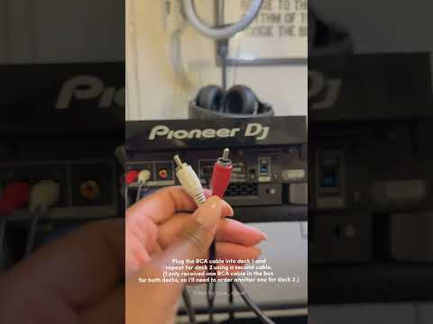 Setting up my Pioneer 3000s with the Pioneer 750 MK2 mixer was way easier than I expected! #djsetup