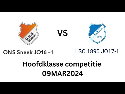 ONS Sneek JO16-1 vs LSC 1890 JO17-1 (Hoofdklasse Competitie 09MAR2024)-Full