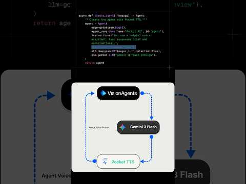 Pocket TTS: Best Local & Open-Source Text-to-Speech AI Model #ai #pythonprogramming #pythontutorial thumbnail