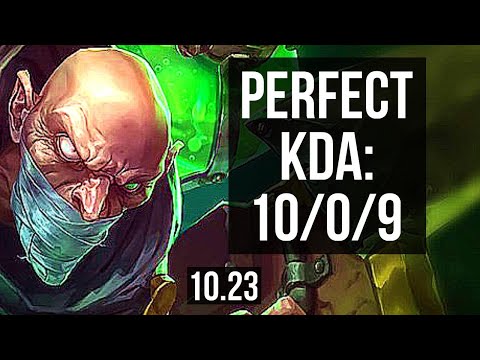SINGED vs JAYCE (TOP) | 10/0/9, Legendary, 300+ games | KR Diamond | v10.23