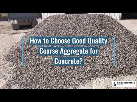 How to Choose Good Quality Aggregates for Concrete?