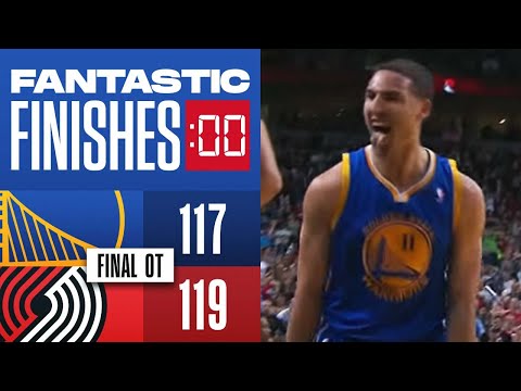 Final 4:40 WILD OT ENDING Warriors vs Trail Blazers 2014 Game-Winner 🔥🔥