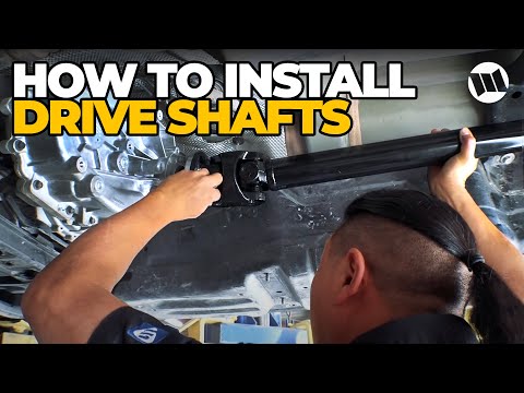 Driveshaft Removal and Installation of Front and Rear 1350 Shafts on a Jeep JL Wrangler
