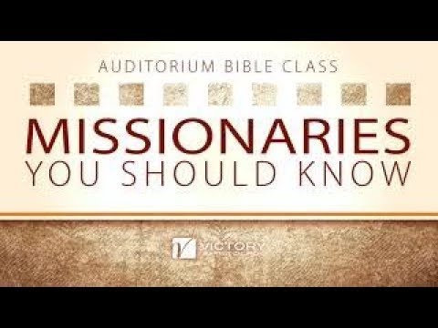 A missionary challenge from the life of David Brainerd.