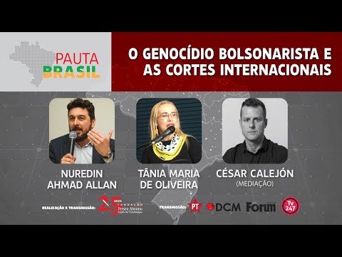 #aovivo | O Genocídio Bolsonarista e as cortes Internacionais | Pauta Brasil