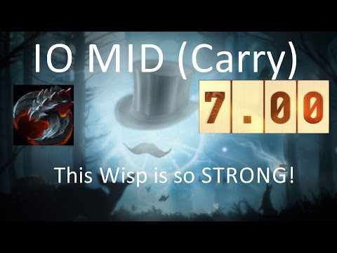 IO Mid ( Carry ) New at [ 7.0 ] this Wisp is so strong [ Ranked Dota 2 Gameplay ]