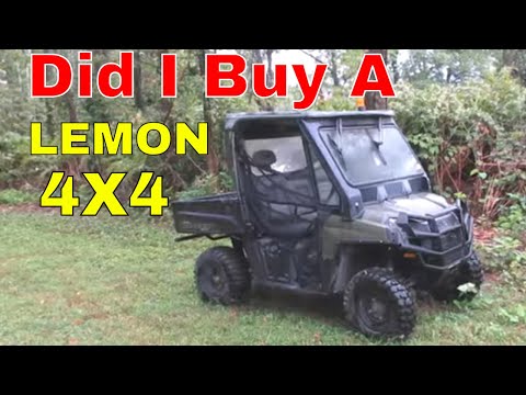 Bought Sight Unseen. Polaris Ranger 800XP. and it Has Issues