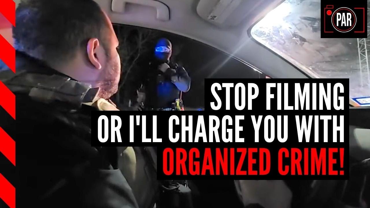Cops want to turn cop watching into organized crime, but can they get away with it?