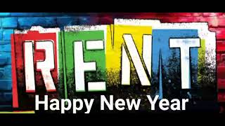 Happy New Year karaoke from Rent the musical