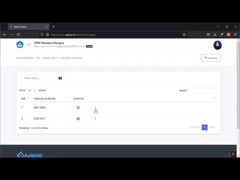 Tutorial Pegelolaan Data Tahun Ajaran