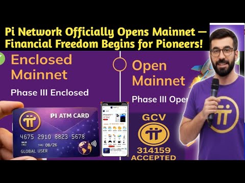 BREAKING NEWS: Pi Network Officially Opens Mainnet — Financial Freedom Begins for Pioneers!